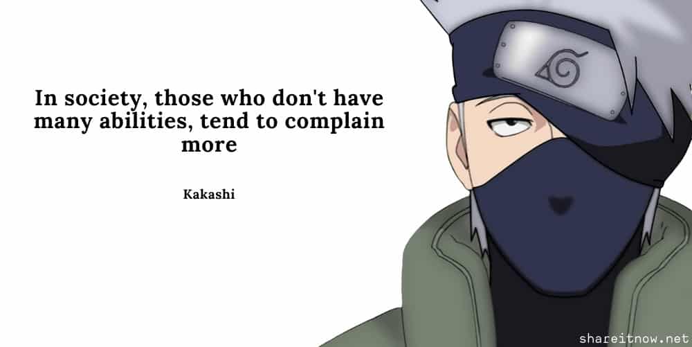 kakashi quotes