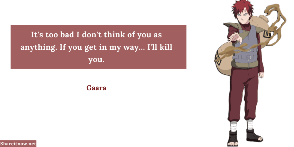Gaara quotes