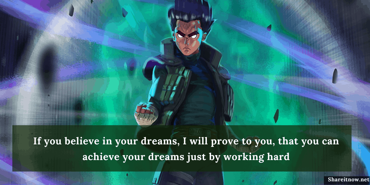 Rock lee quotes