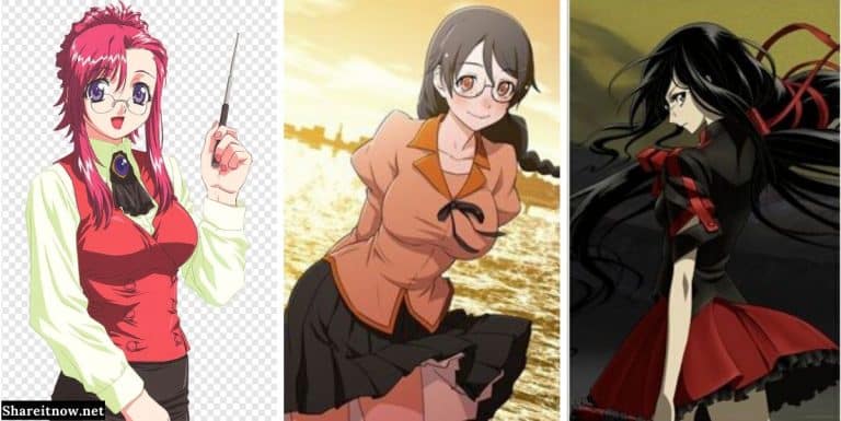 cute anime girls with glasses (2)