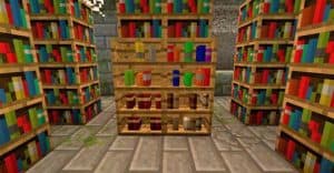 How to make a library in Minecraft