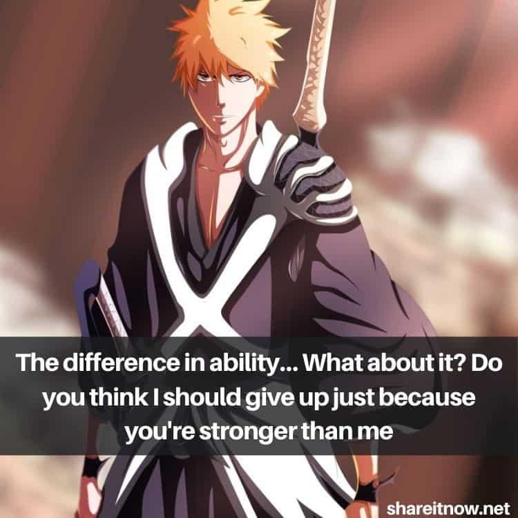 Kurosaki Ichigo quotes