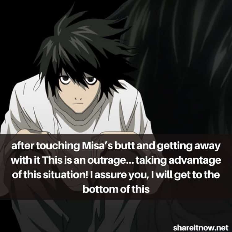 30 Best L Lawliet Quotes From Death Note  Shareitnow
