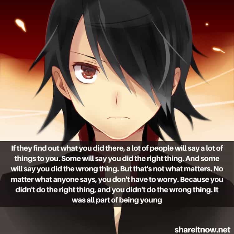 Koyomi Araragi quotes